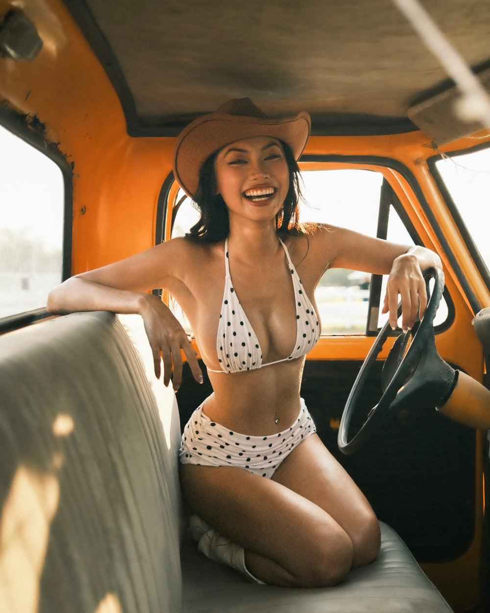 Mini Swim Short ‘The Classic Polka Dot’